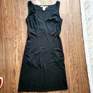 Max Studio Vintage Black Sheath Dress
